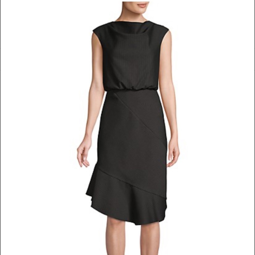 Badgley Mishka midi pinstriped dress- NEVER WORN